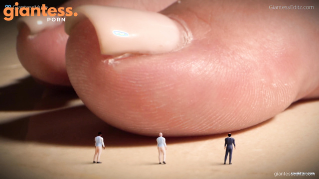 Giantess EditZ - Barefoot Muse Receives Foot Worship From Her Tiny Suite Part 2