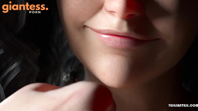 GSFCreator - Giantess Chewing Her Victim After Hand Helding And Laughing