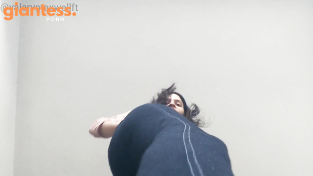 Valery Maxwell - Giantess Valery Squish Your Little Naughty Body POV