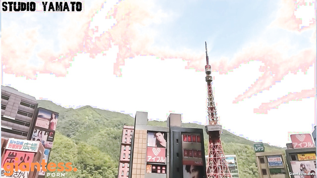 Studio Yamato - Giant High Heels Walking On Little City: Butt Crushing Skyscraper