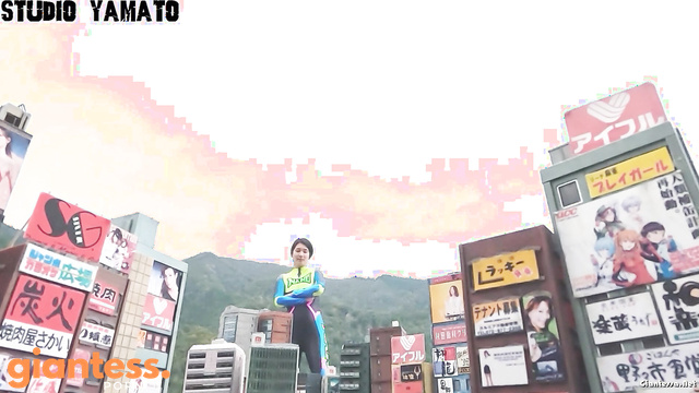 Studio Yamato - Superheroine Giant Walks Through a Sleeping Chinatown